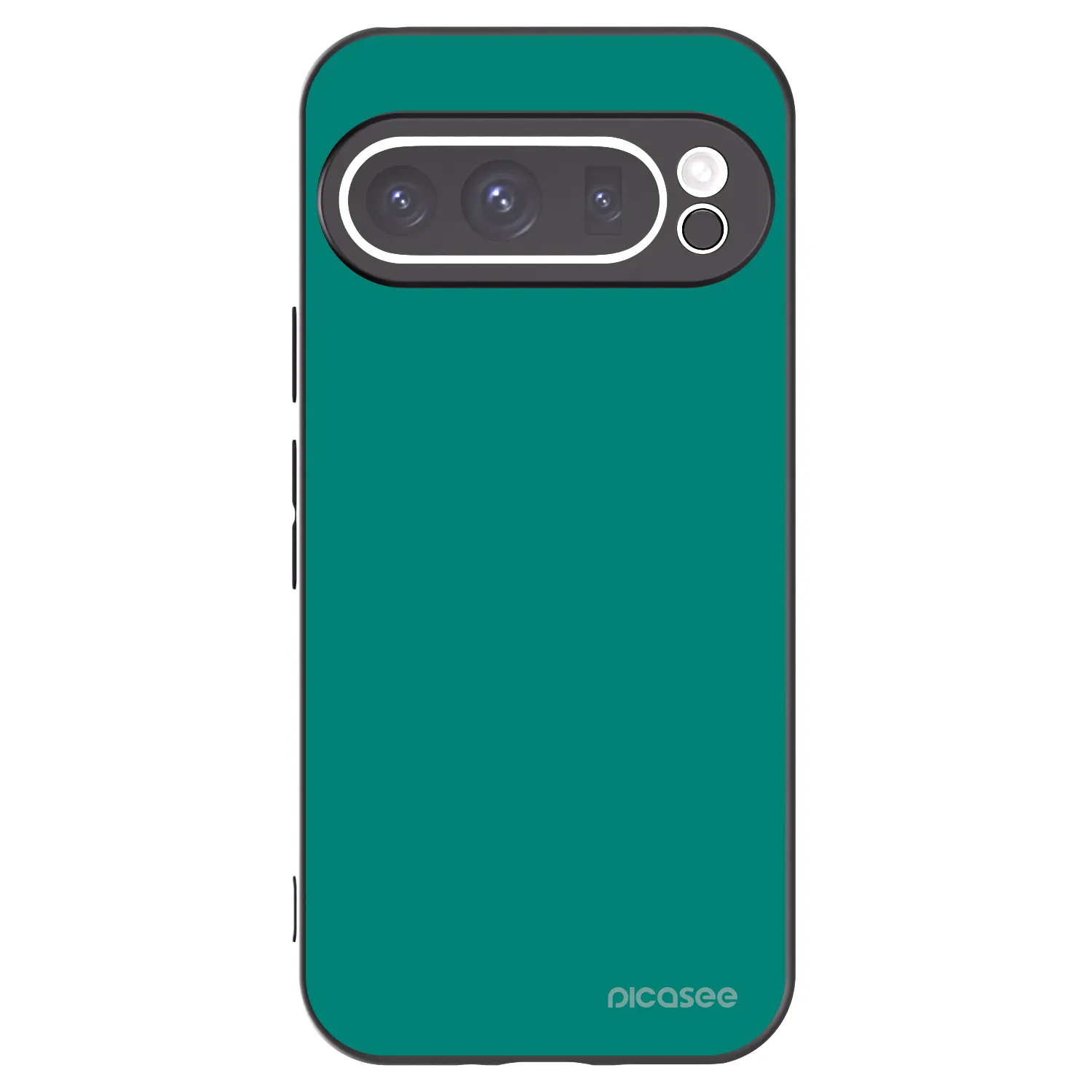 Picasee crna silikonska maskica za Google Pixel 9 Pro XL - Emerald Mist