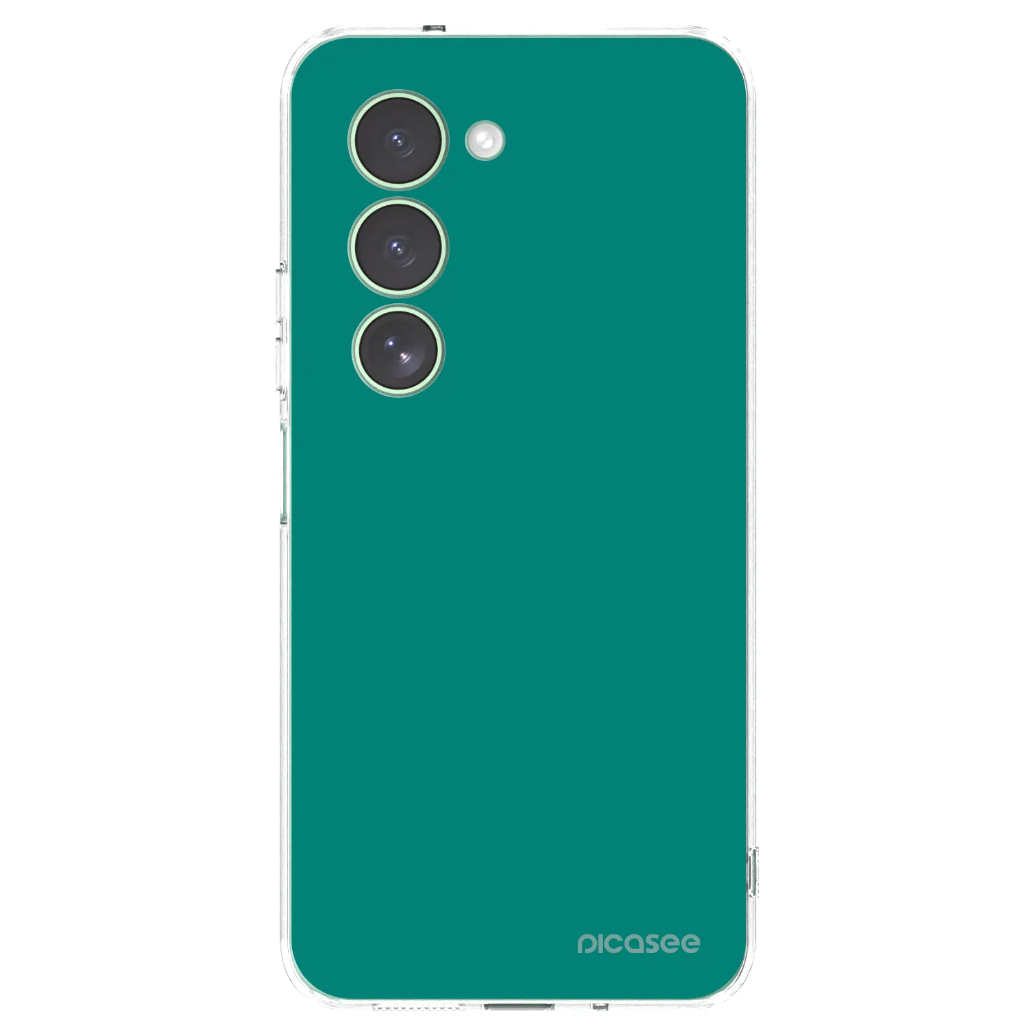 Picasee silikonska prozirna maskica za Xiaomi Redmi 15 5G - Emerald Mist