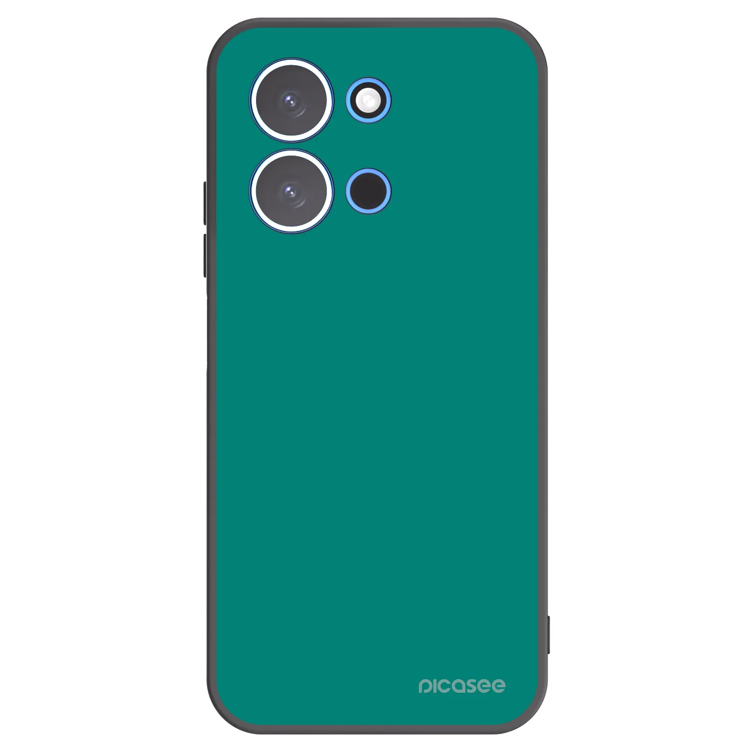 Picasee crna silikonska maskica za Xiaomi Redmi 15C 4G - Emerald Mist