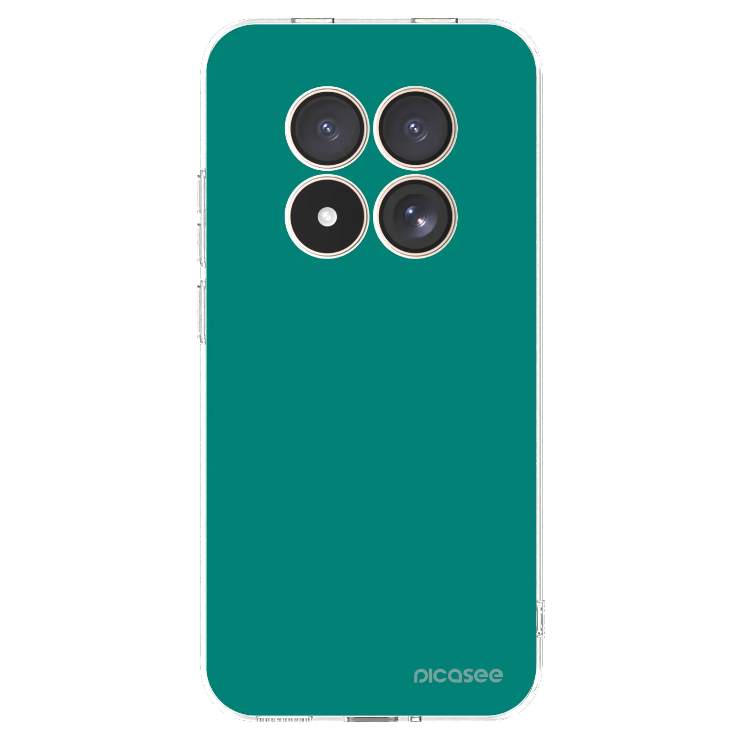 Picasee silikonska prozirna maskica za Xiaomi Redmi Note 15 Pro 4G - Emerald Mist
