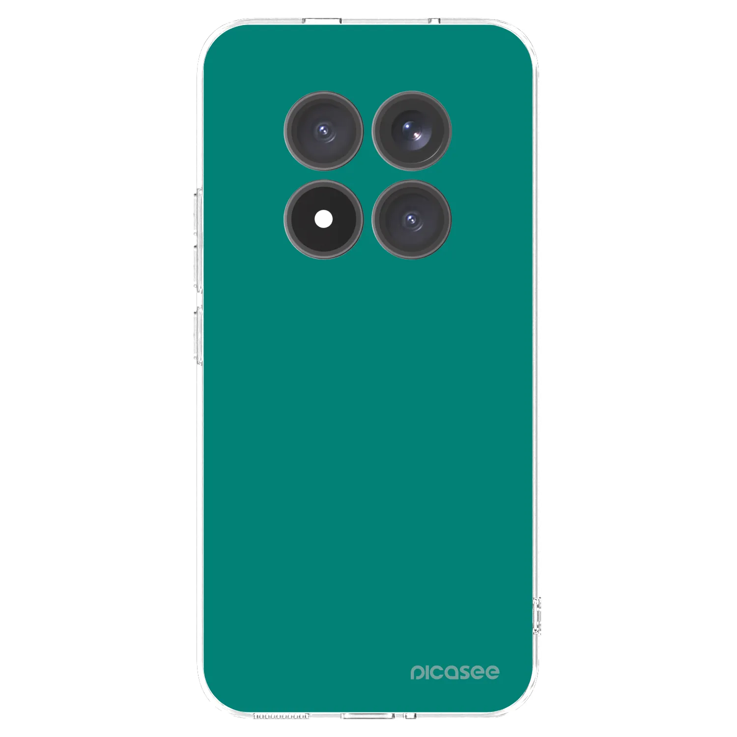 Picasee silikonska prozirna maskica za Xiaomi Redmi Note 15 Pro+ - Emerald Mist