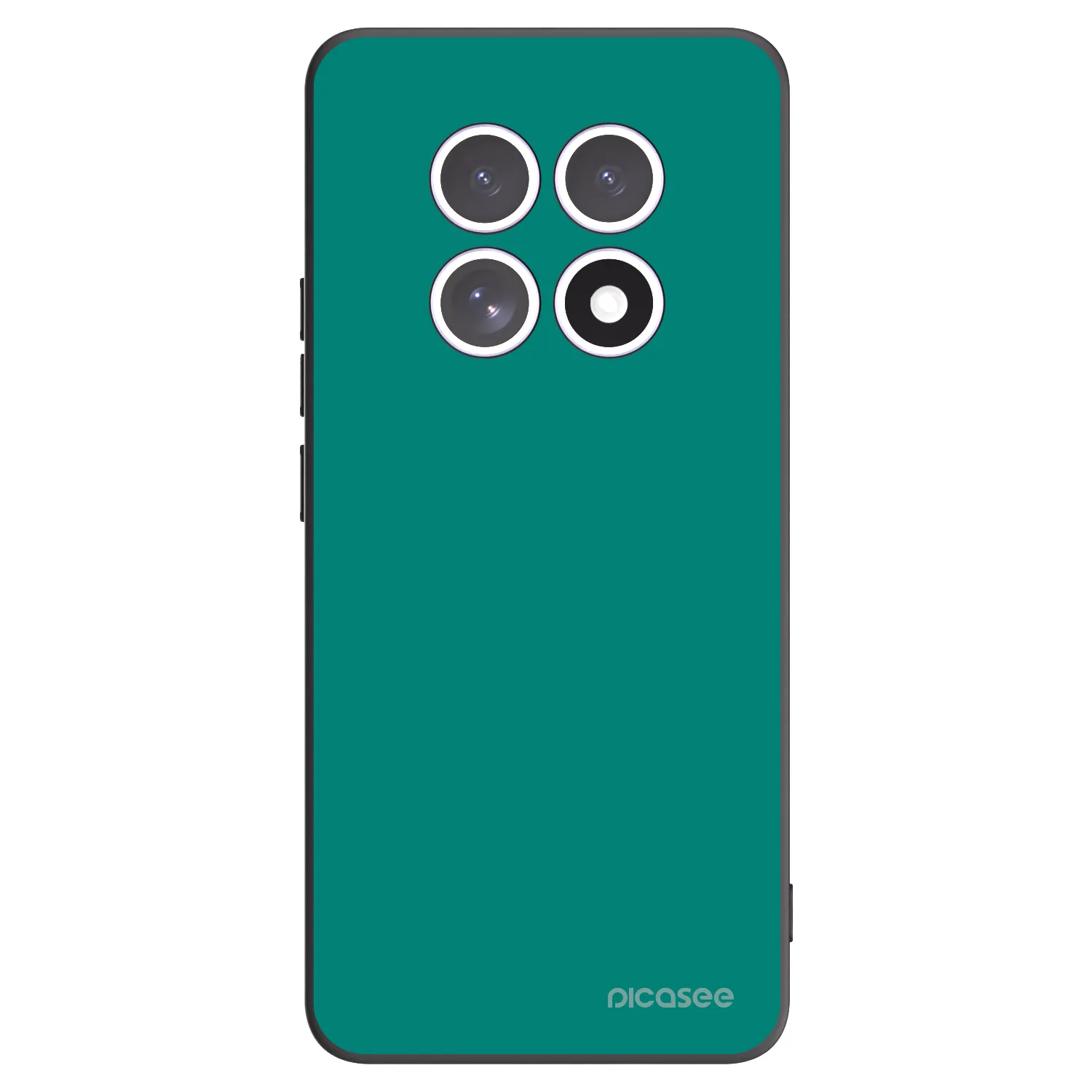 Picasee crna silikonska maskica za Xiaomi Redmi Note 15 - Emerald Mist