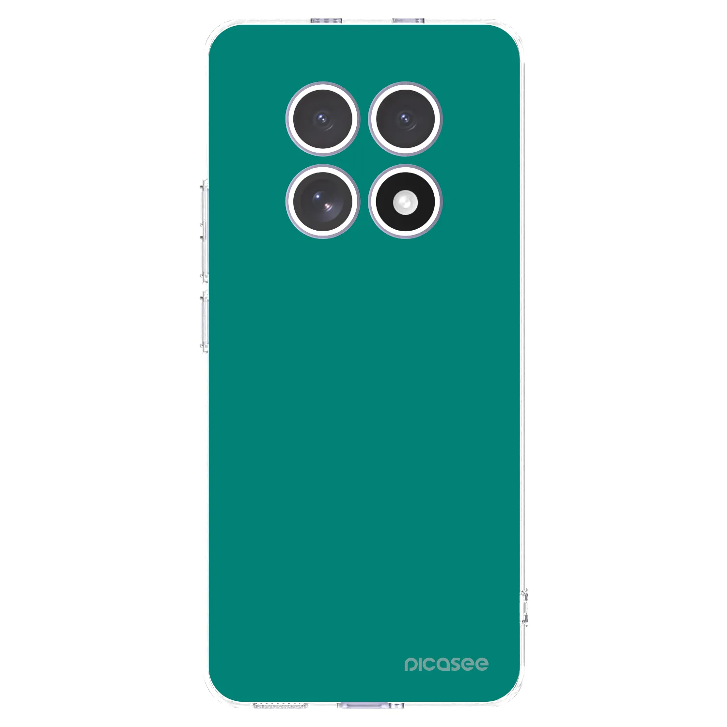 Picasee silikonska prozirna maskica za Xiaomi Redmi Note 15 - Emerald Mist