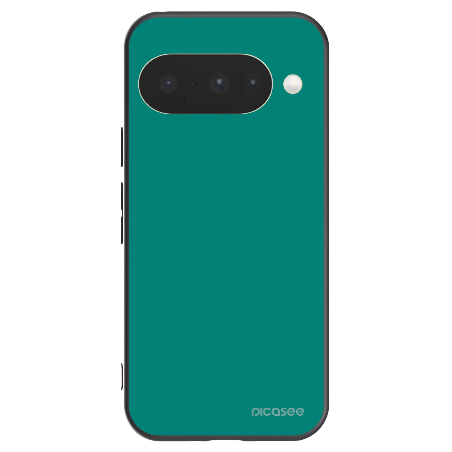 Picasee crna silikonska maskica za Google Pixel 10 - Emerald Mist