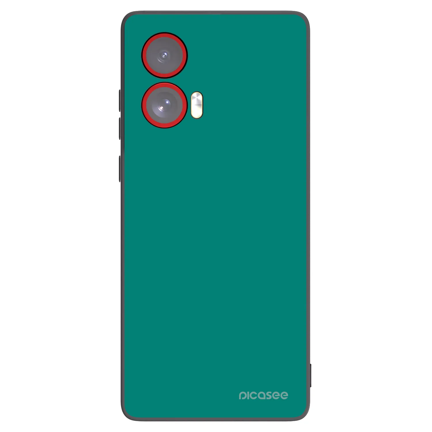 Picasee crna silikonska maskica za Motorola Edge 50 Fusion - Emerald Mist