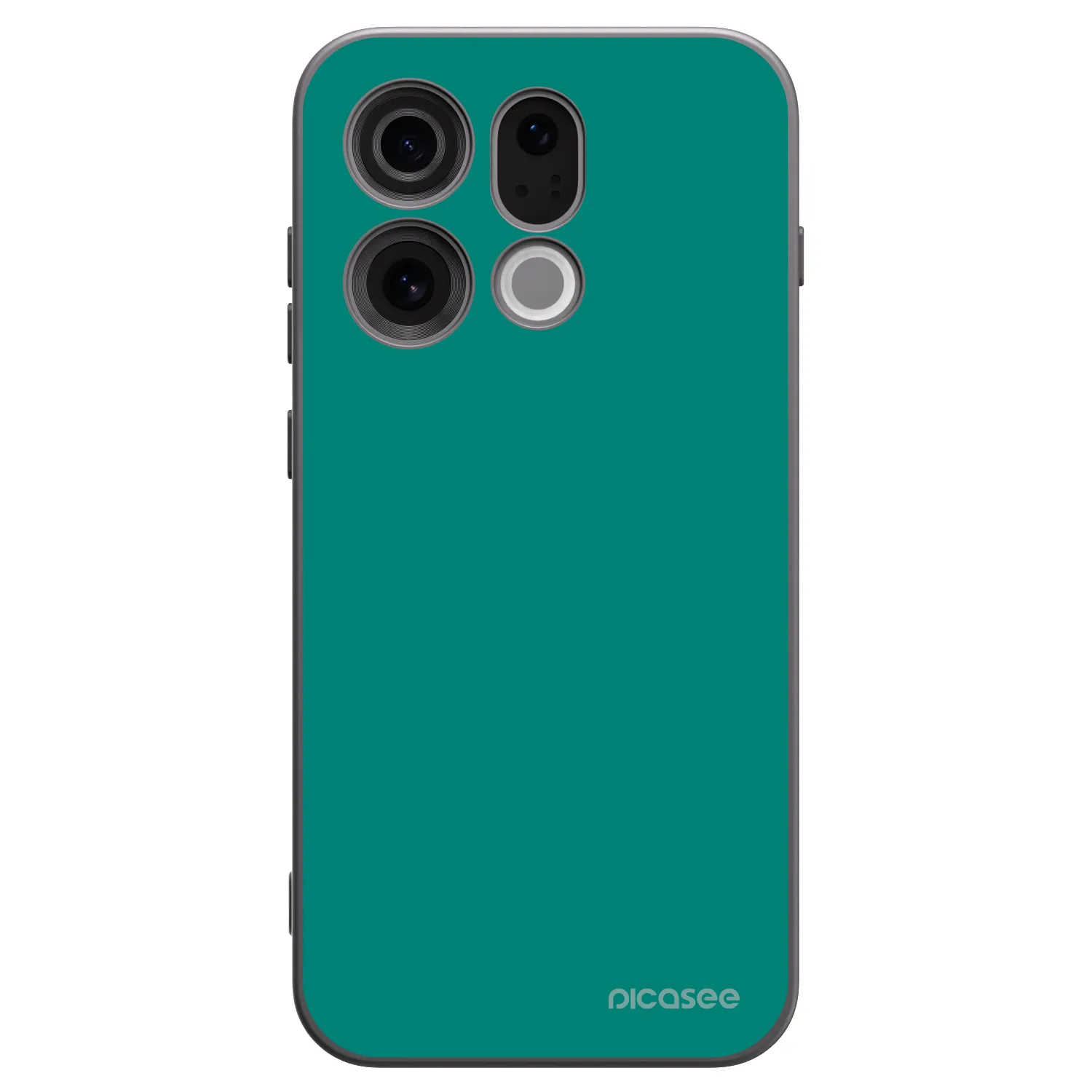 Picasee crna silikonska maskica za OPPO Find X9 - Emerald Mist