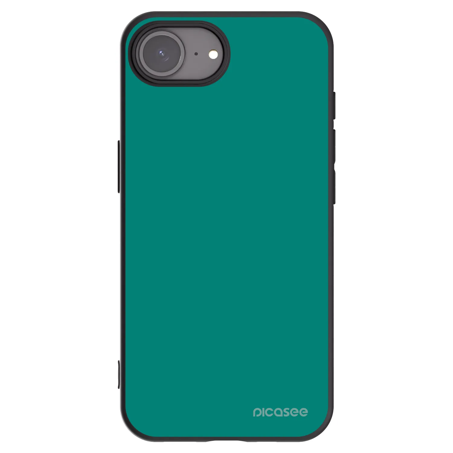 Picasee crna silikonska maskica za Apple iPhone 17e - Emerald Mist