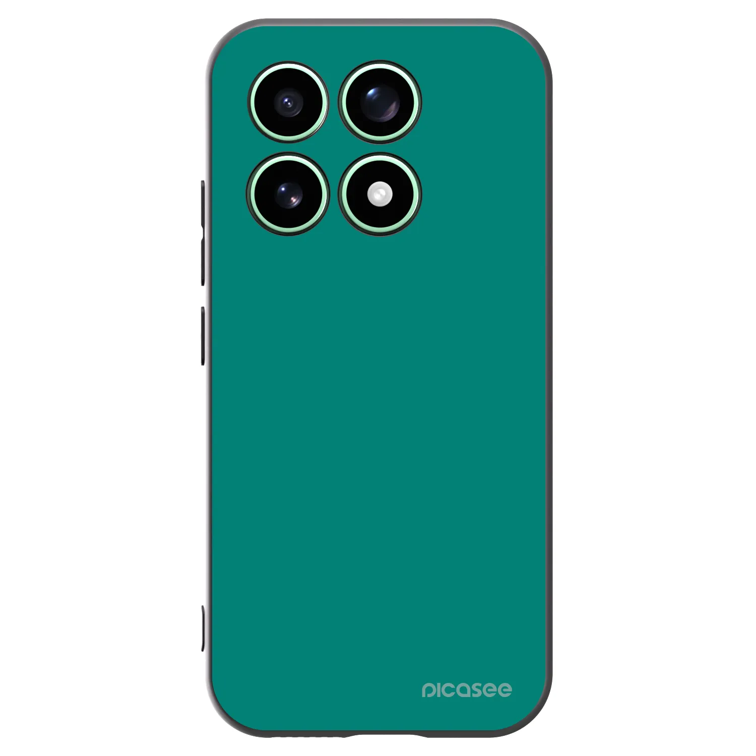 Picasee crna silikonska maskica za Xiaomi 17 - Emerald Mist