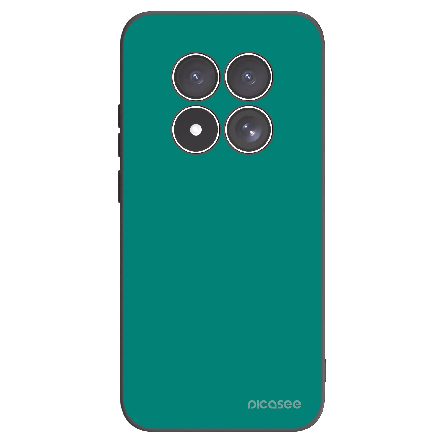 Picasee crna silikonska maskica za Xiaomi Redmi Note 15 Pro 5G - Emerald Mist