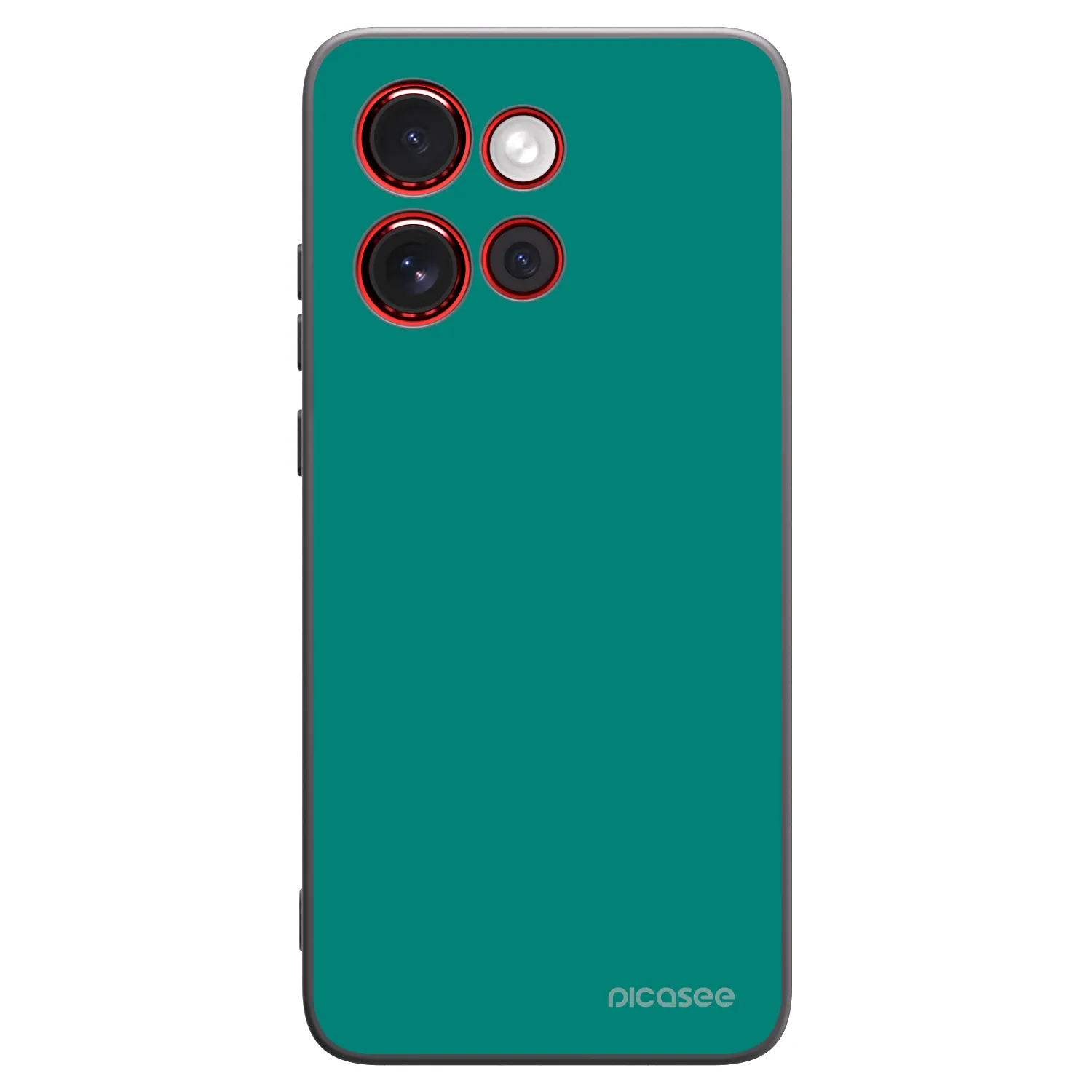Picasee crna silikonska maskica za Motorola Edge 60 Neo 5G - Emerald Mist