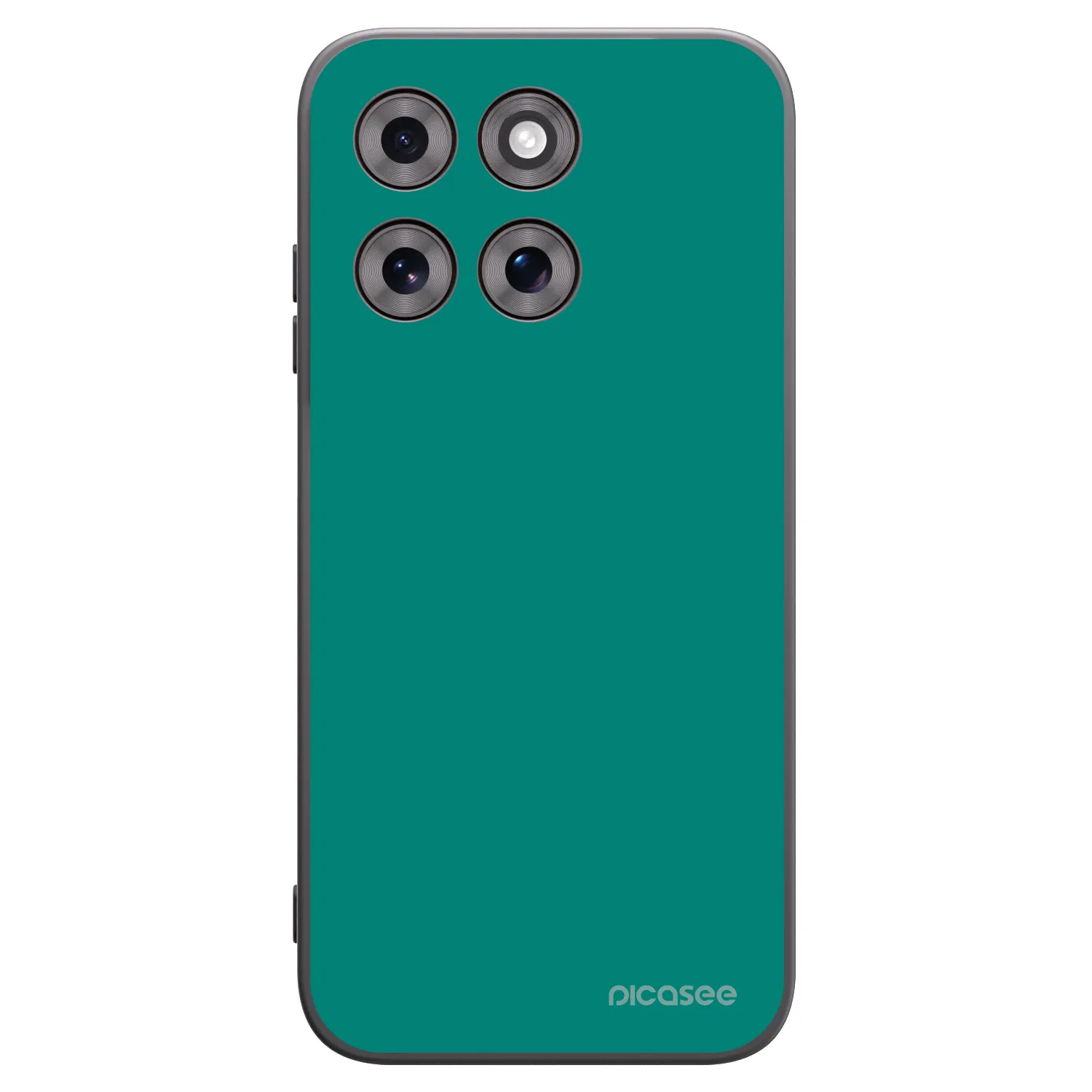 Picasee crna silikonska maskica za Motorola Moto G77 - Emerald Mist