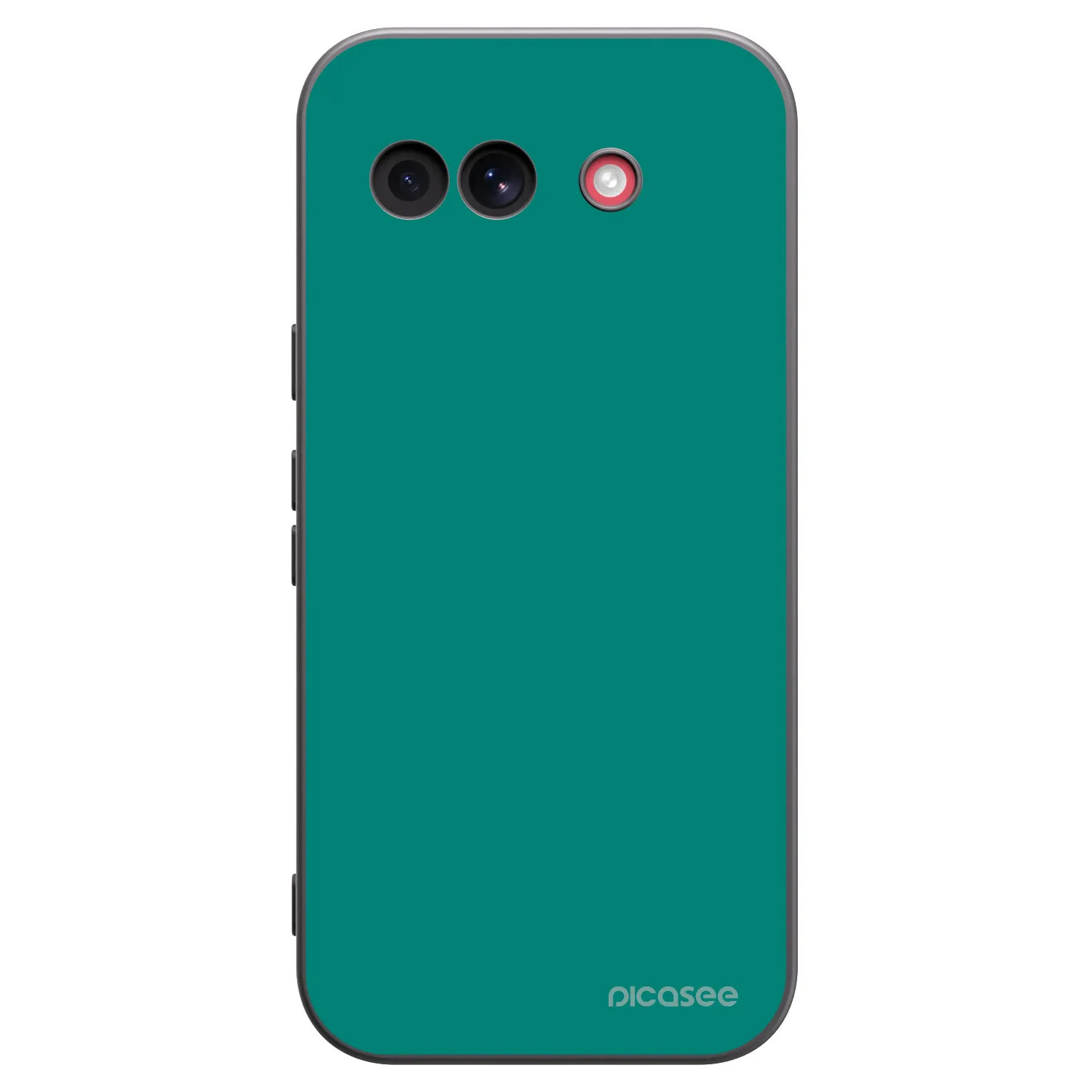 Picasee crna silikonska maskica za Google Pixel 10a - Emerald Mist