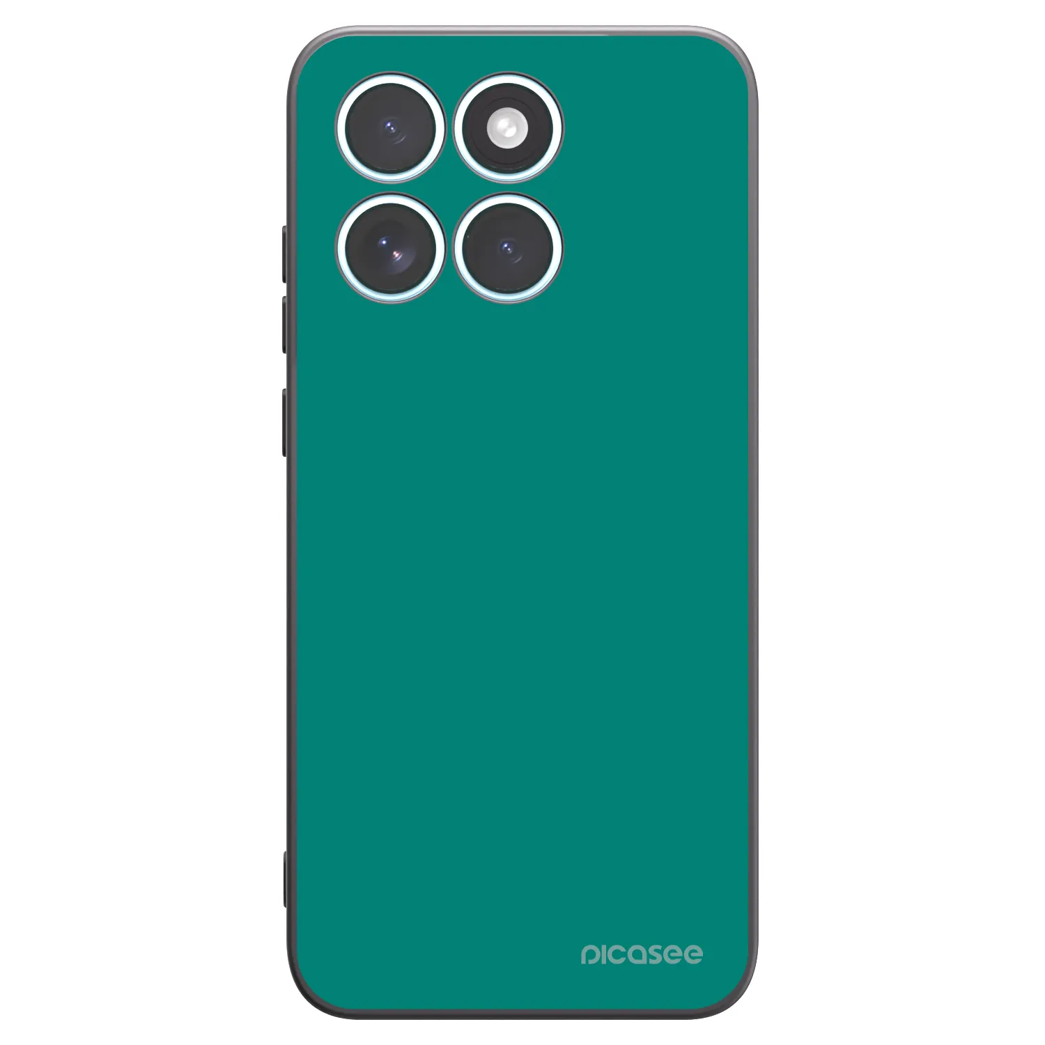 Picasee crna silikonska maskica za Motorola Edge 70 Fusion - Emerald Mist