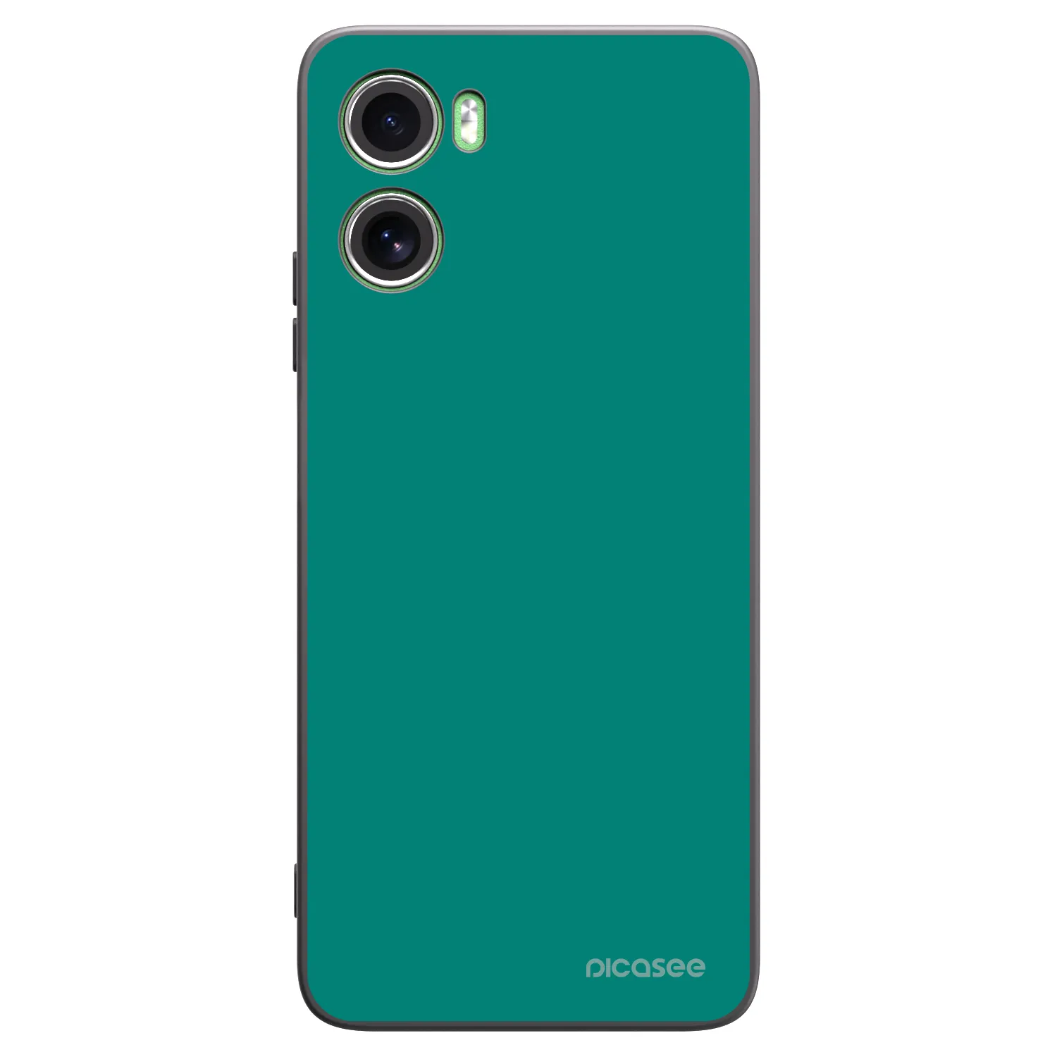Picasee crna silikonska maskica za Motorola Moto G06 - Emerald Mist