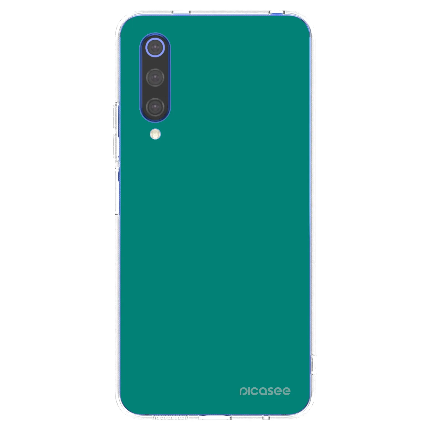 Picasee silikonska prozirna maskica za Xiaomi Mi 9 SE - Emerald Mist
