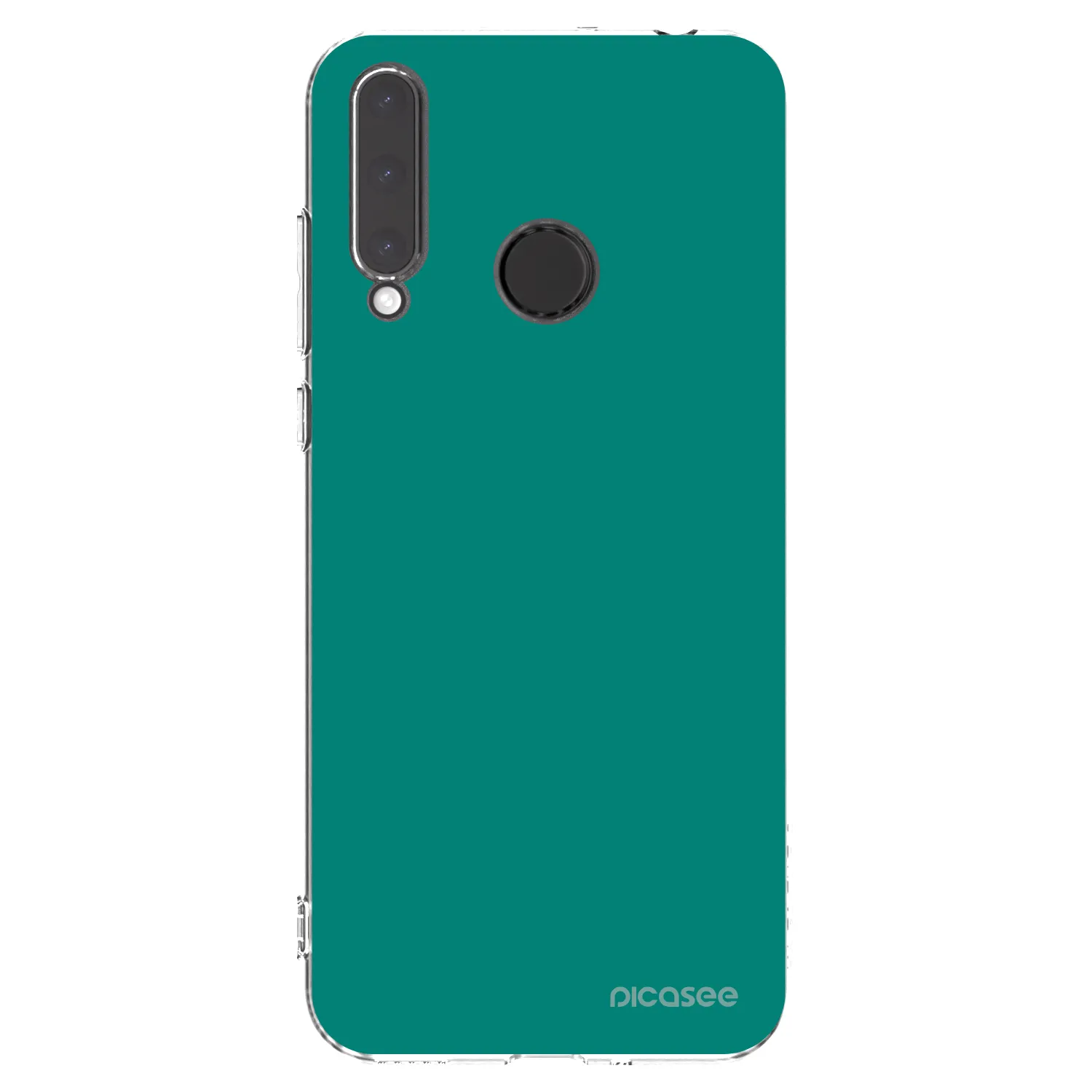 Picasee silikonska prozirna maskica za Honor 20 Lite - Emerald Mist