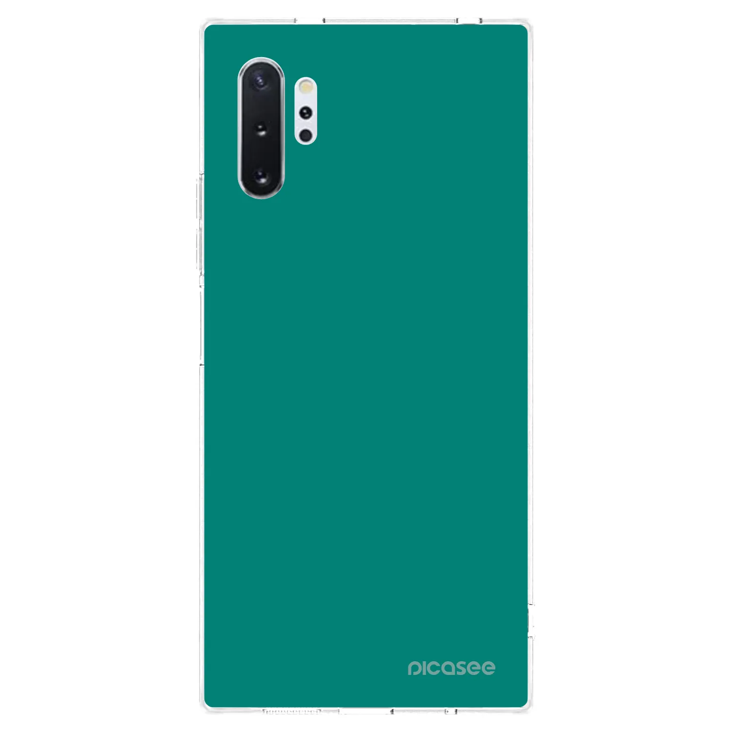 Picasee silikonska prozirna maskica za Samsung Galaxy Note 10+ N975F - Emerald Mist