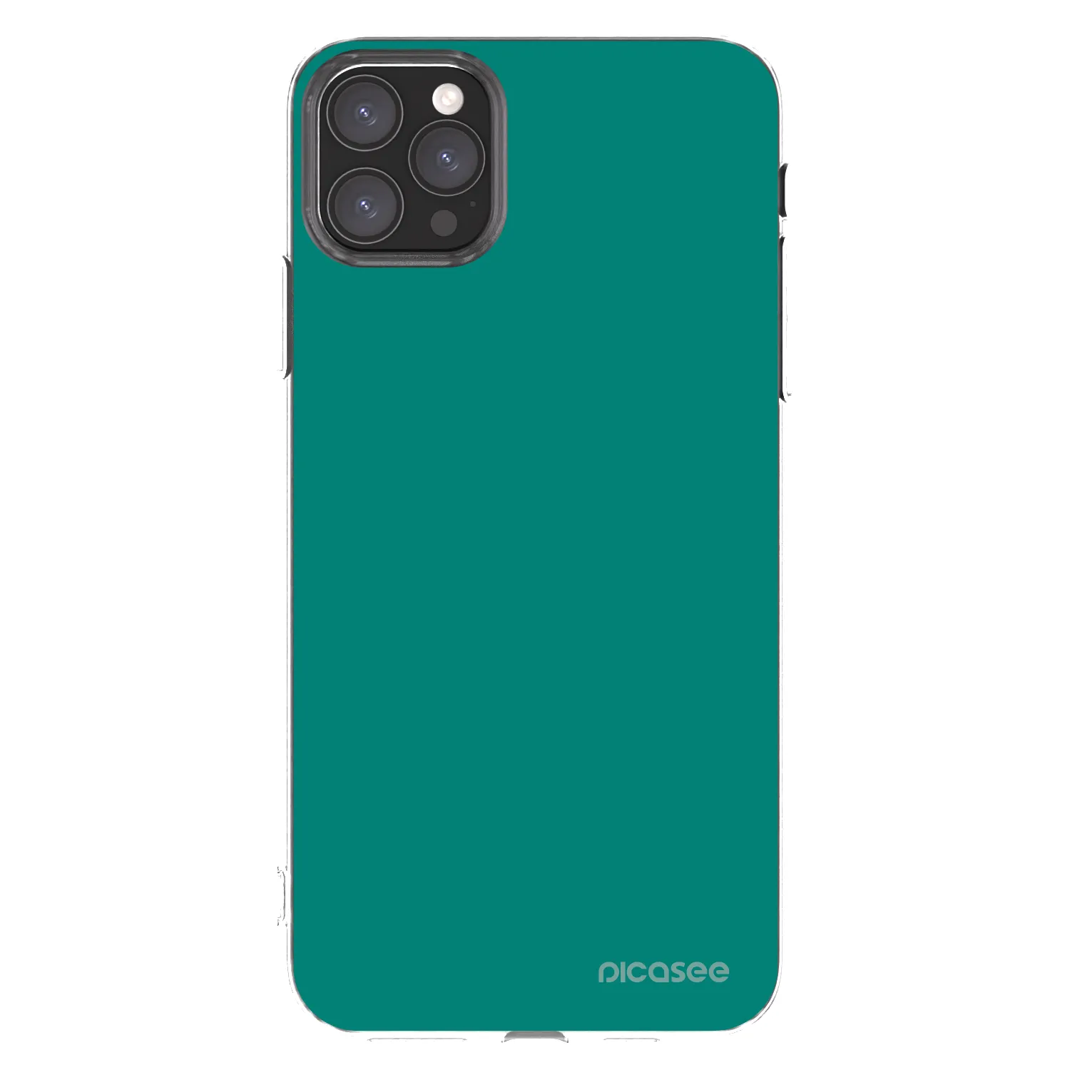Picasee silikonska prozirna maskica za Apple iPhone 11 Pro Max - Emerald Mist