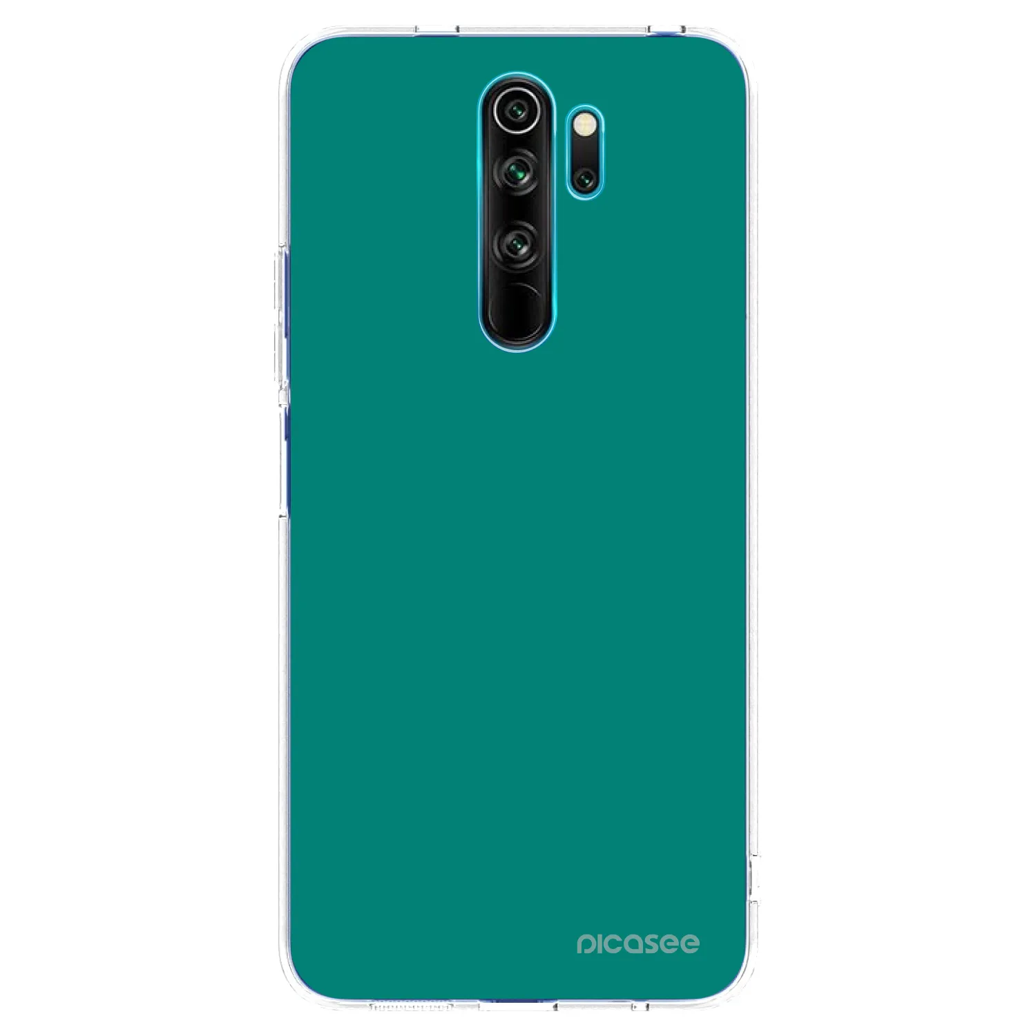 Picasee silikonska prozirna maskica za Xiaomi Redmi Note 8 Pro - Emerald Mist