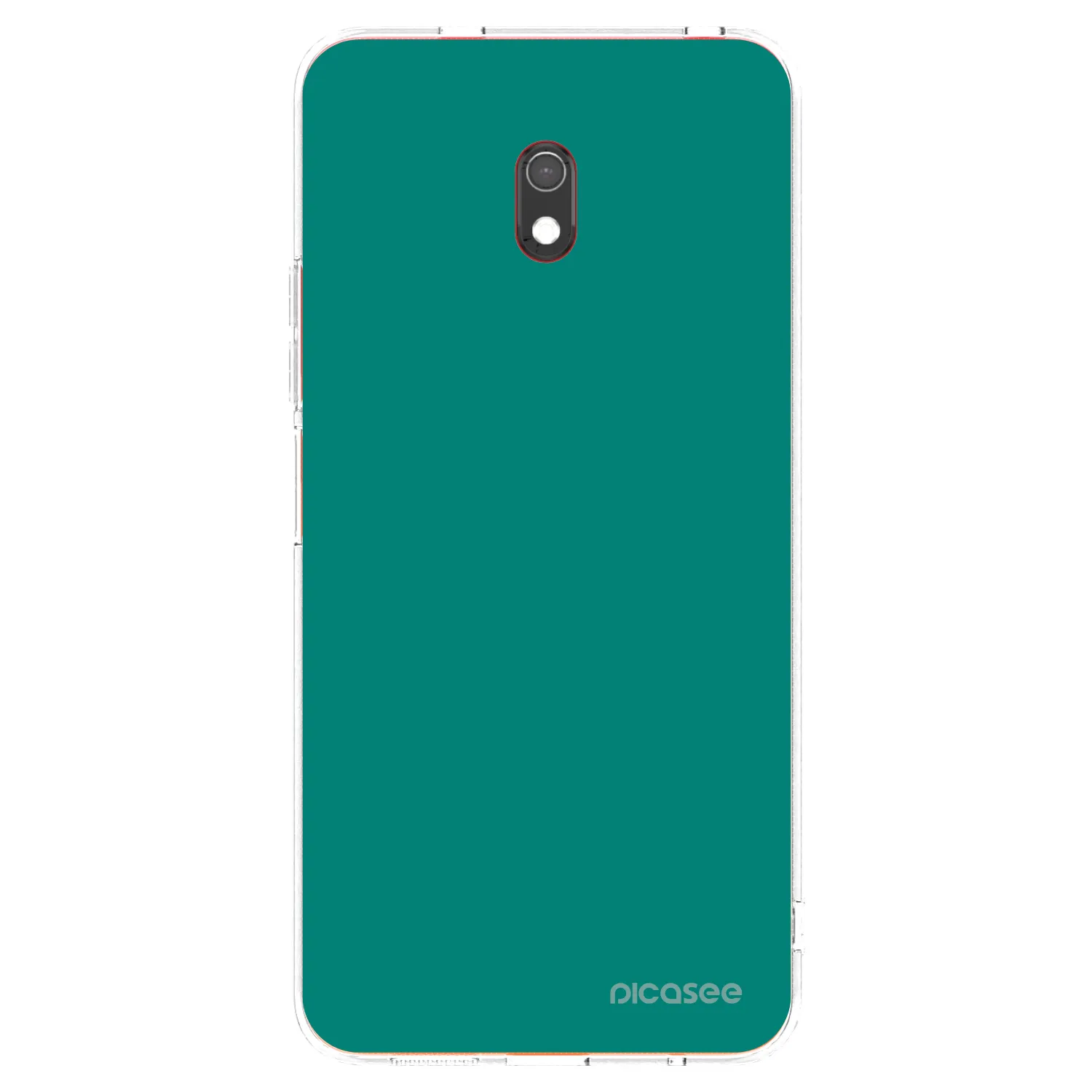 Picasee silikonska prozirna maskica za Xiaomi Redmi 8A - Emerald Mist