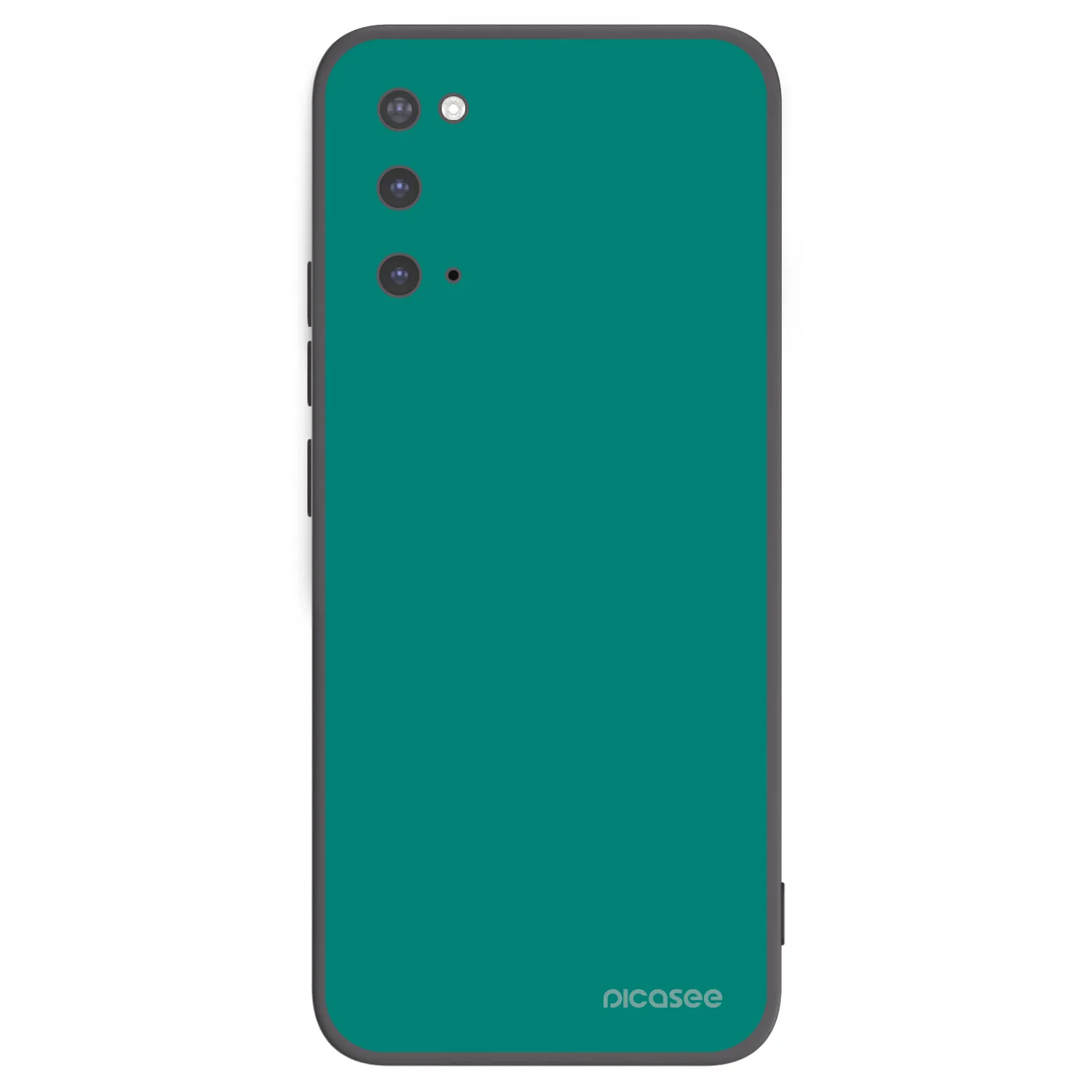 Picasee crna silikonska maskica za Samsung Galaxy S20 G980F - Emerald Mist