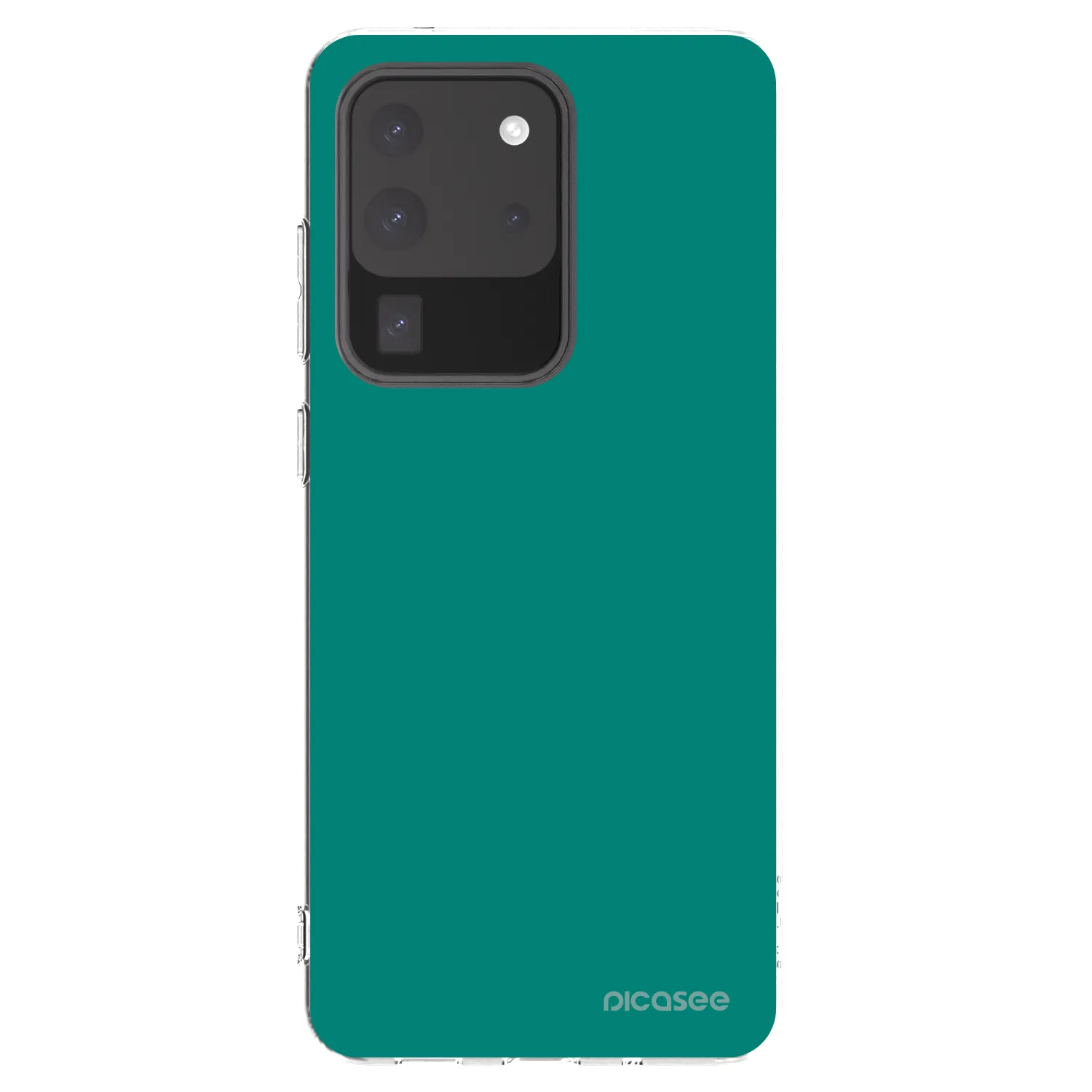 Picasee silikonska prozirna maskica za Samsung Galaxy S20 Ultra 5G G988F - Emerald Mist