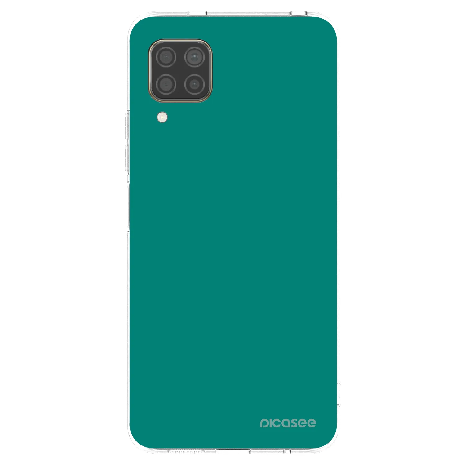 Picasee silikonska prozirna maskica za Huawei P40 Lite - Emerald Mist
