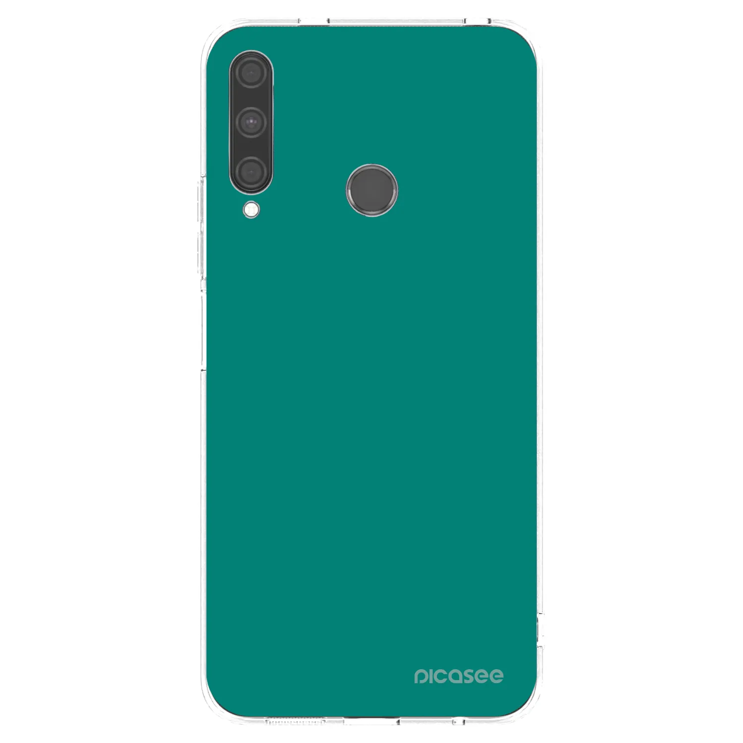 Picasee silikonska prozirna maskica za Huawei P40 Lite E - Emerald Mist