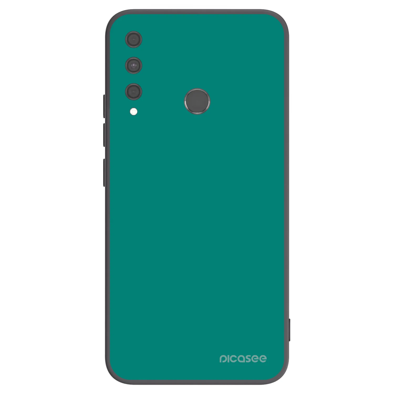 Picasee crna silikonska maskica za Huawei P40 Lite E - Emerald Mist