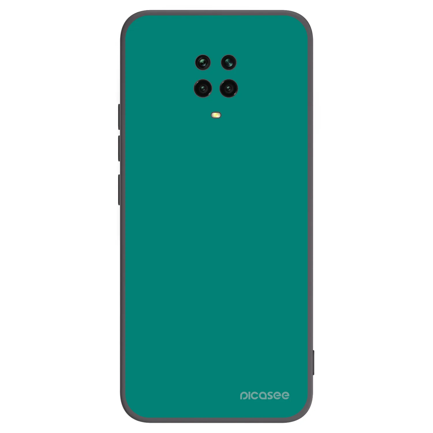 Picasee crna silikonska maskica za Xiaomi Redmi Note 9 Pro - Emerald Mist