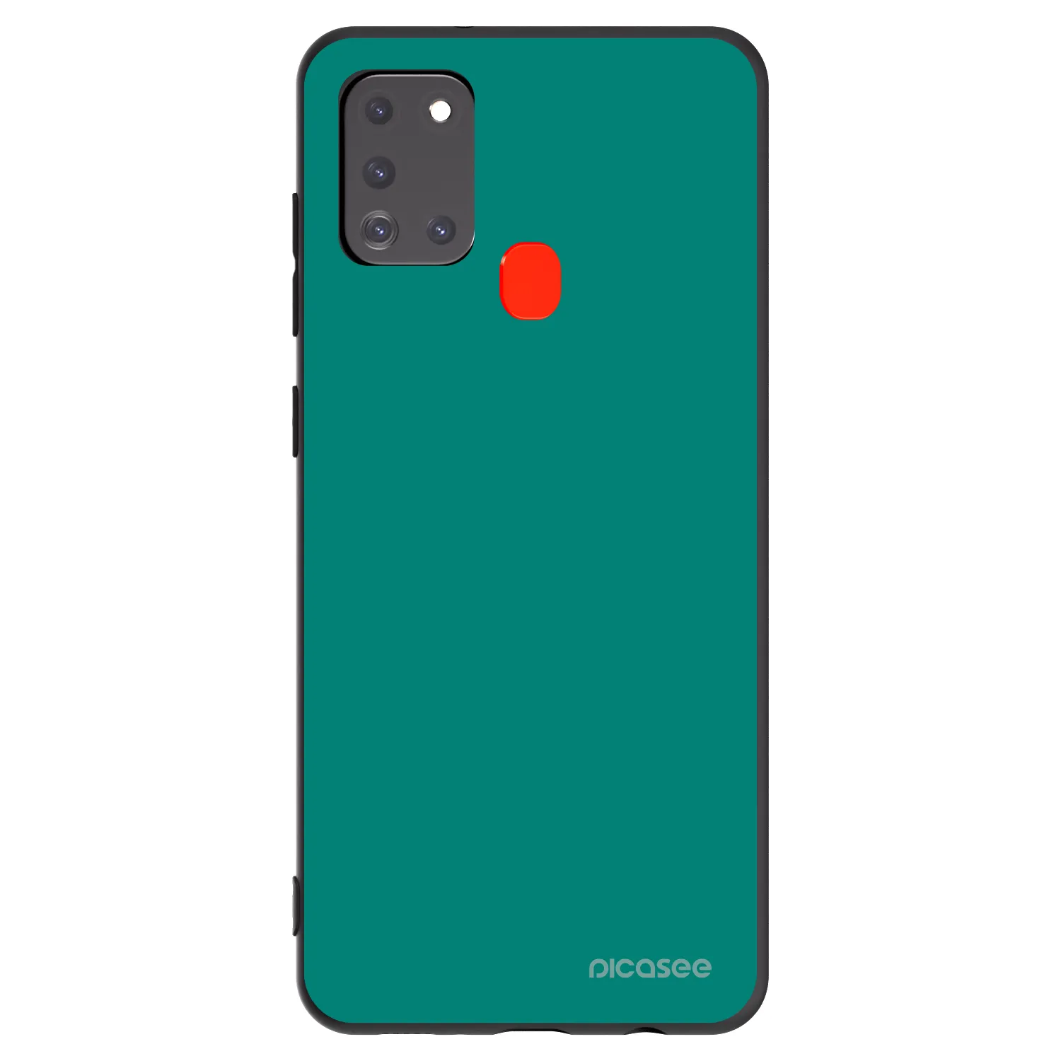 Picasee crna silikonska maskica za Samsung Galaxy A21s - Emerald Mist