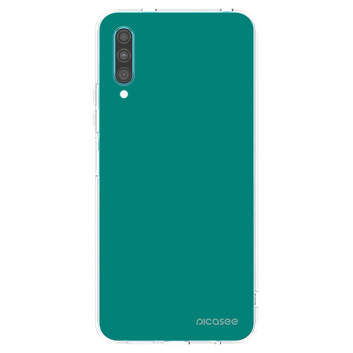 Picasee silikonska prozirna maskica za Samsung Galaxy A30s A307F - Emerald Mist