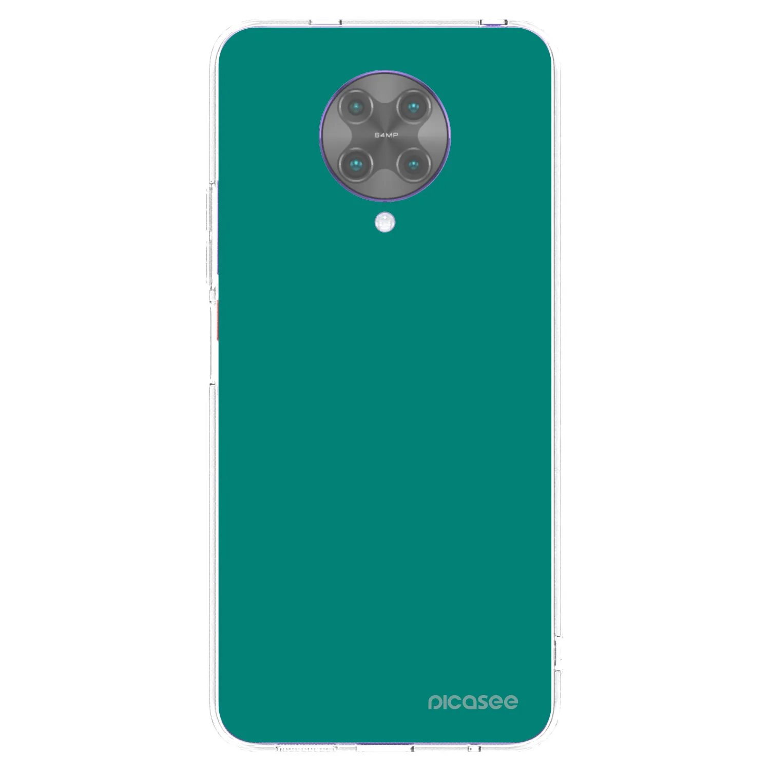 Picasee silikonska prozirna maskica za Xiaomi Poco F2 Pro - Emerald Mist