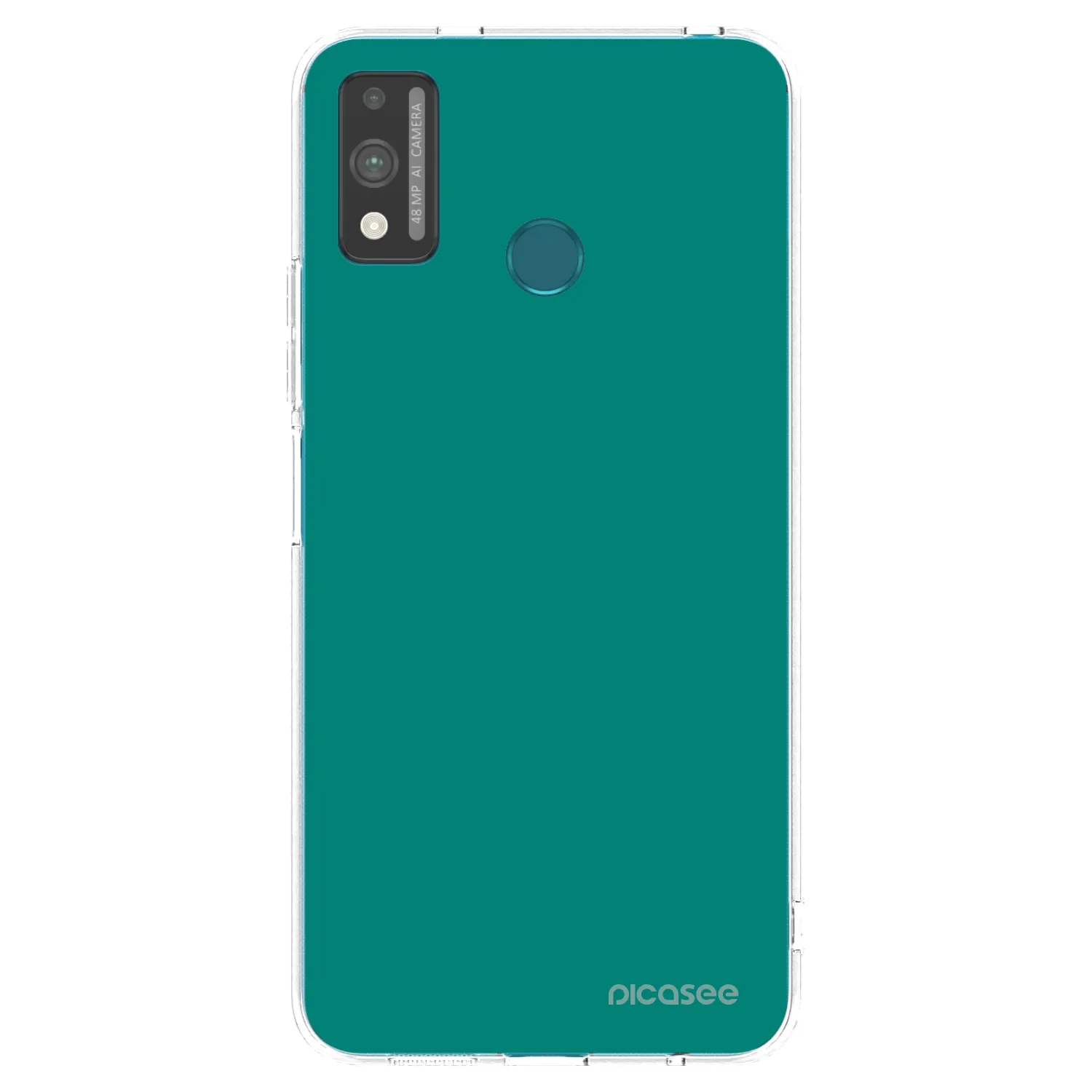 Picasee silikonska prozirna maskica za Honor 9X Lite - Emerald Mist