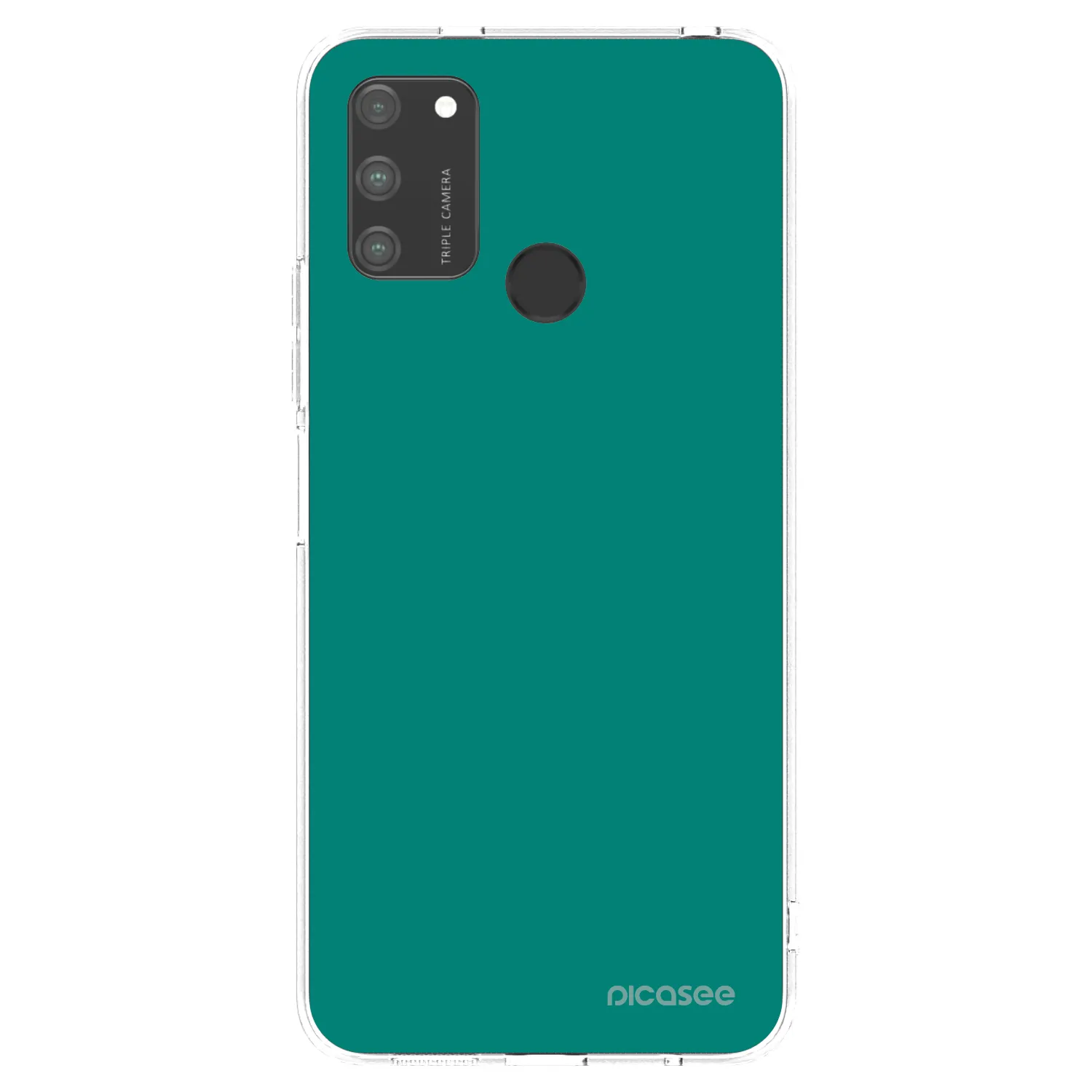 Picasee silikonska prozirna maskica za Honor 9A - Emerald Mist