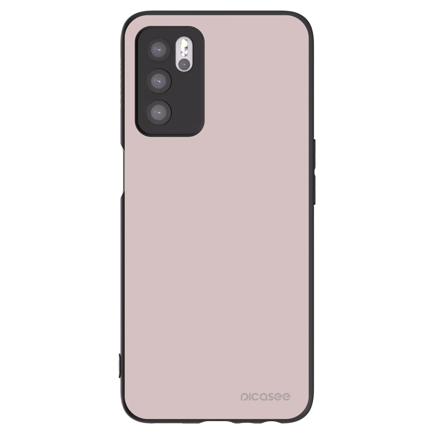 Picasee crna silikonska maskica za OPPO A16s - Fantasy Fade
