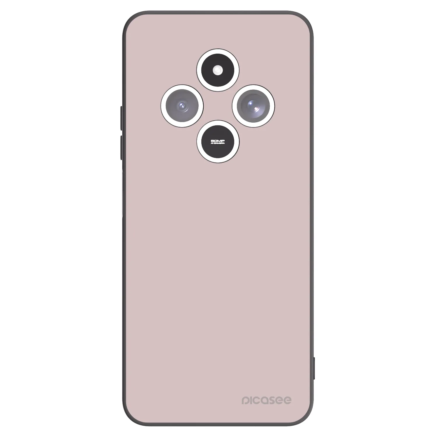 Picasee crna silikonska maskica za Xiaomi Redmi 14C - Fantasy Fade