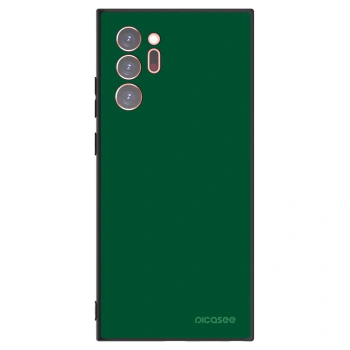 Picasee crna silikonska maskica za Samsung Galaxy Note 20 Ultra - Green Gleam