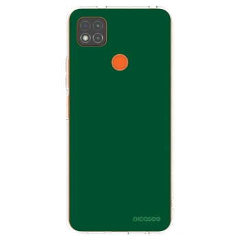 Picasee silikonska prozirna maskica za Xiaomi Redmi 9C - Green Gleam