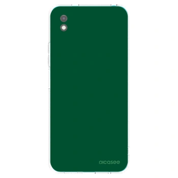 Picasee crna silikonska maskica za Xiaomi Redmi 9A - Green Gleam