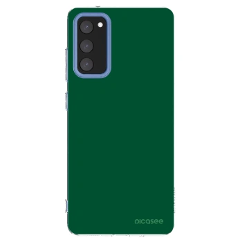 Picasee silikonska prozirna maskica za Samsung Galaxy S20 FE - Green Gleam