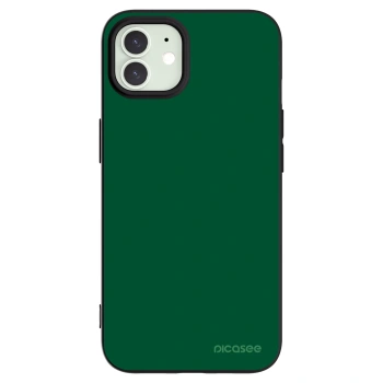 Picasee crna silikonska maskica za Apple iPhone 12 Pro - Green Gleam