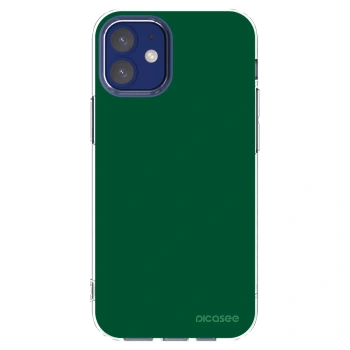 Picasee silikonska prozirna maskica za Apple iPhone 12 mini - Green Gleam