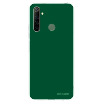 Picasee silikonska prozirna maskica za Realme 6i - Green Gleam