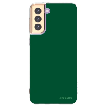 Picasee silikonska prozirna maskica za Samsung Galaxy S21+ 5G G996F - Green Gleam
