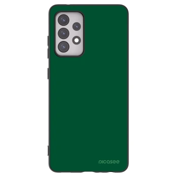 Picasee crna silikonska maskica za Samsung Galaxy A52 5G A525F - Green Gleam