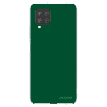 Picasee silikonska prozirna maskica za Samsung Galaxy A42 A426B - Green Gleam