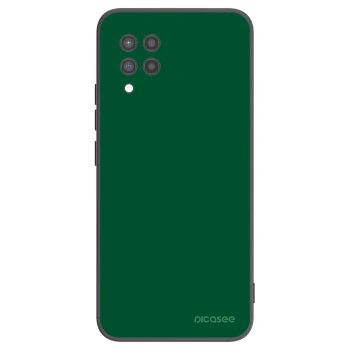 Picasee crna silikonska maskica za Samsung Galaxy A42 A426B - Green Gleam