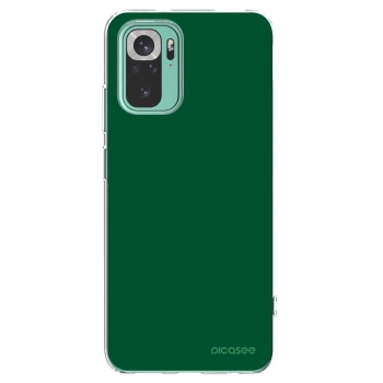 Picasee silikonska prozirna maskica za Xiaomi Redmi Note 10 Pro - Green Gleam