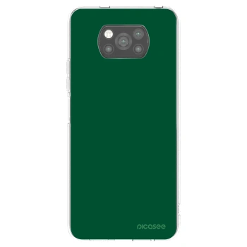 Picasee crna silikonska maskica za Xiaomi Poco X3 Pro - Green Gleam